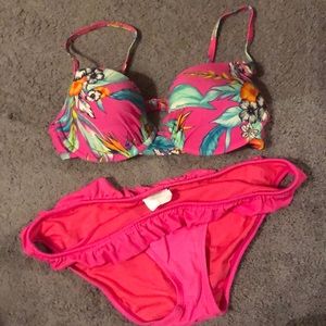 Floral Matching Bikini Set